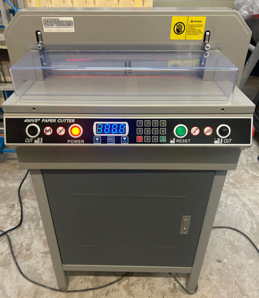 Used 450VS+ Electric Paper Cutter / Guillotine