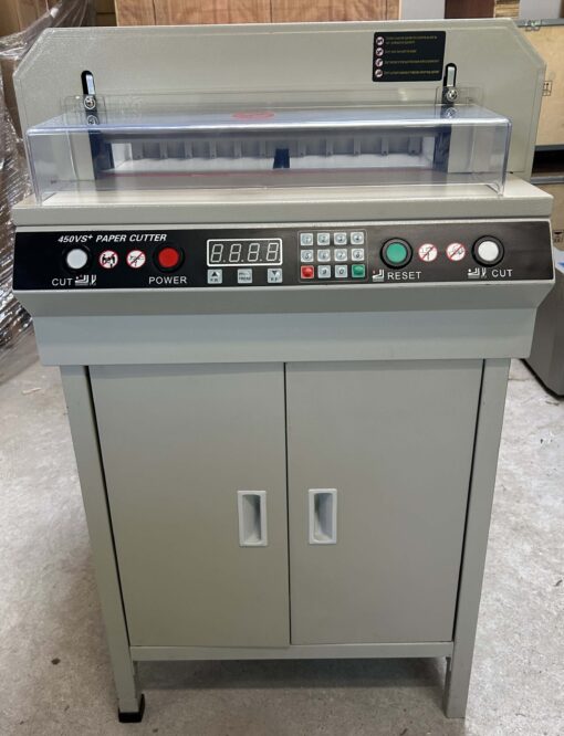 Used 450VS+ Electric Paper Cutter / Guillotine - Double Doors